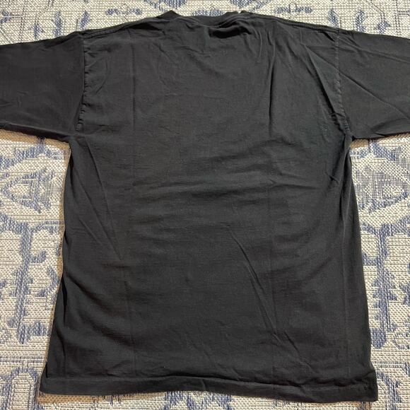 VTG 90's Indiana Hoosiers Basketball NCAA Black Graphic T Shirt SZ XL MIUSA - Picture 7 of 7